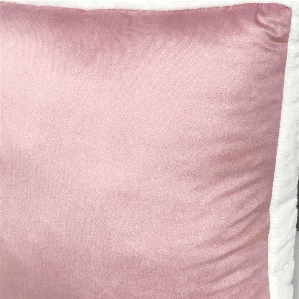 หมอนอิง HOME LIVING STYLE BOXY 18X18 นิ้ว สีชมพู