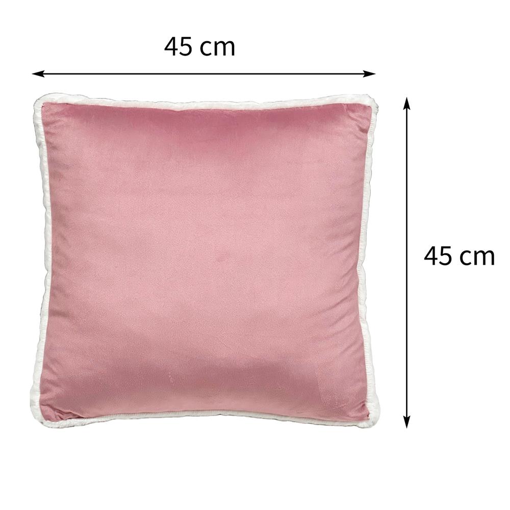 หมอนอิง HOME LIVING STYLE BOXY 18X18 นิ้ว สีชมพู