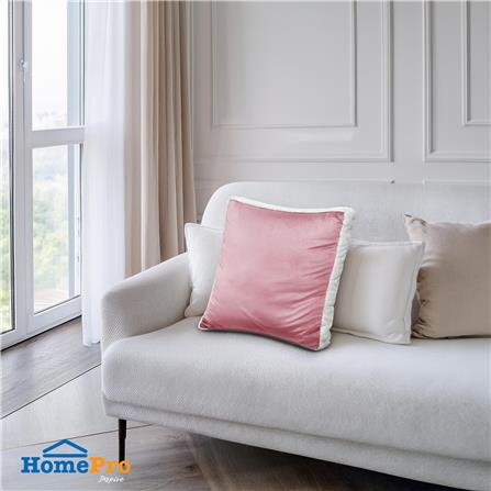 หมอนอิง HOME LIVING STYLE BOXY 18X18 นิ้ว สีชมพู_6