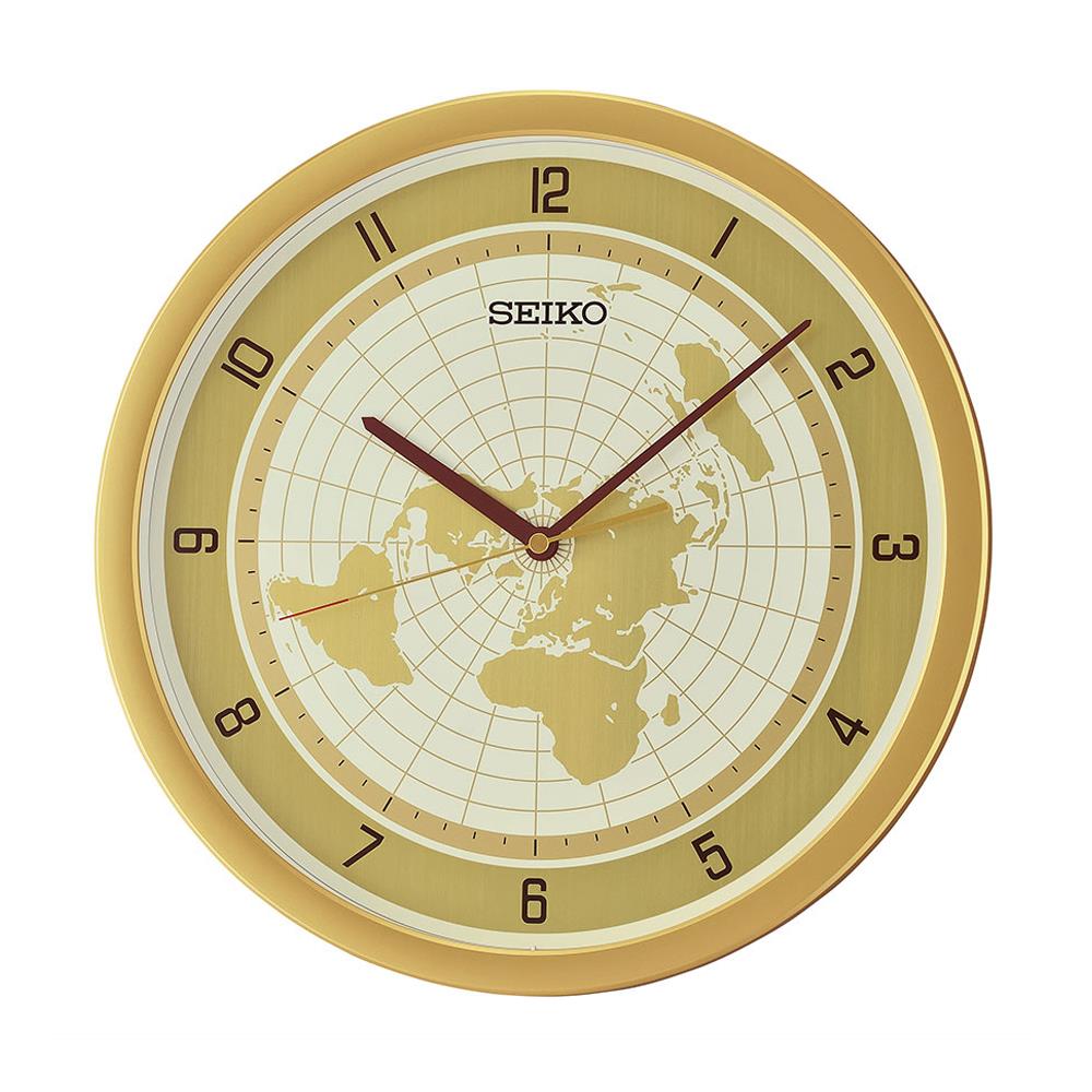 นาฬิกาแขวน SEIKO CLOCKS QXA814G 14.2 นิ้ว สีทอง_1