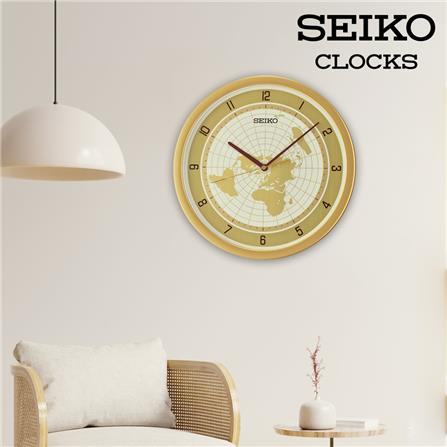 นาฬิกาแขวน SEIKO CLOCKS QXA814G 14.2 นิ้ว สีทอง_4