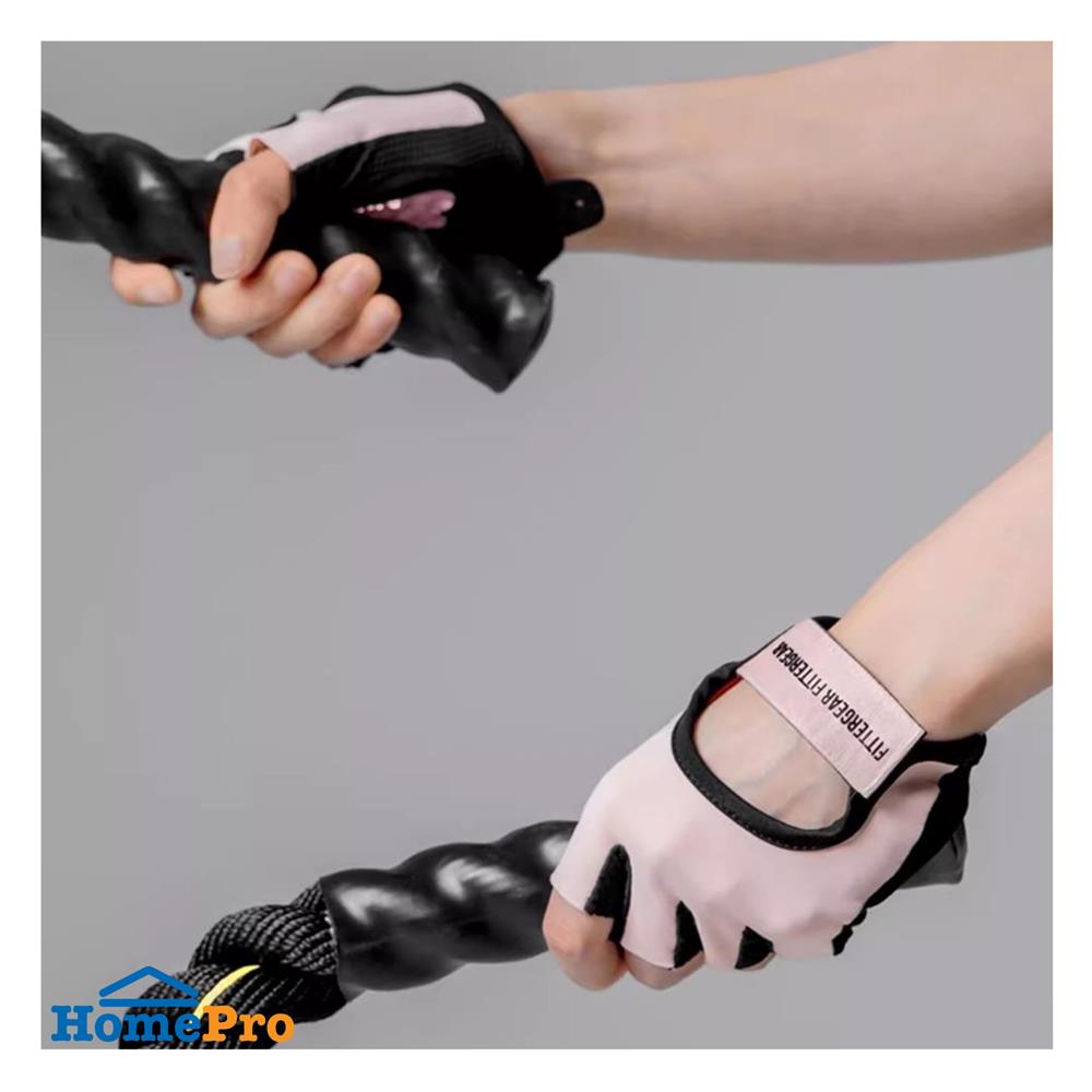 ถุงมือออกกำลังกายสำหรับผู้หญิง FITTERGEAR SWEET HEART SIZE S สีชมพู