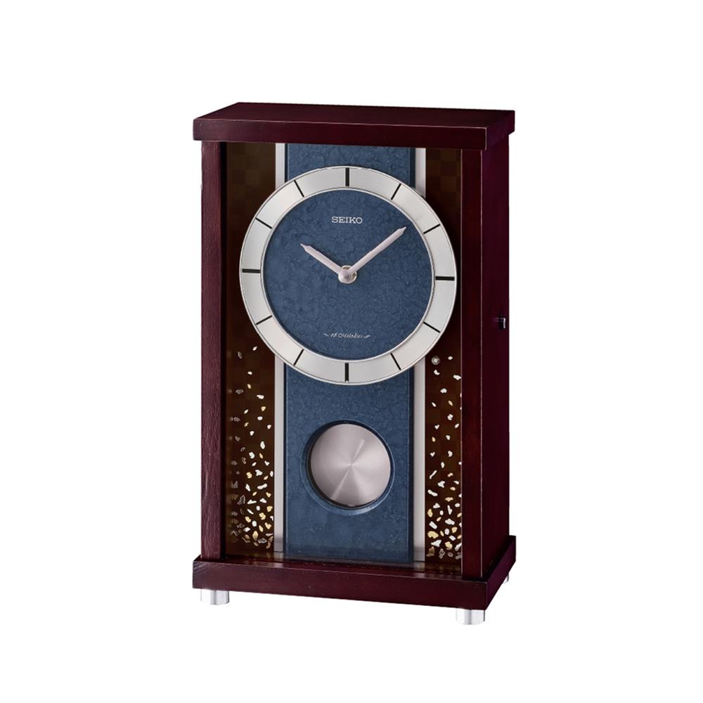 นาฬิกาตั้งโต๊ะ SEIKO CLOCKS QXW251B 11.8X7.2 นิ้ว สีน้ำตาล_1