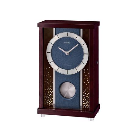 นาฬิกาตั้งโต๊ะ SEIKO CLOCKS QXW251B 11.8X7.2 นิ้ว สีน้ำตาล_0