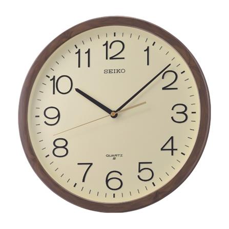 นาฬิกาแขวน SEIKO CLOCKS QXA807B 14.2 นิ้ว สีน้ำตาล