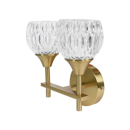 ไฟกิ่งภายใน CARINI MB24022 สีขาวใส/ทอง 2 หัว