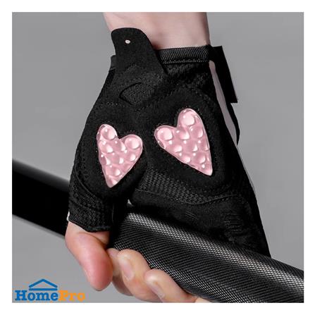 ถุงมือออกกำลังกายสำหรับผู้หญิง FITTERGEAR SWEET HEART SIZE M สีชมพู_2