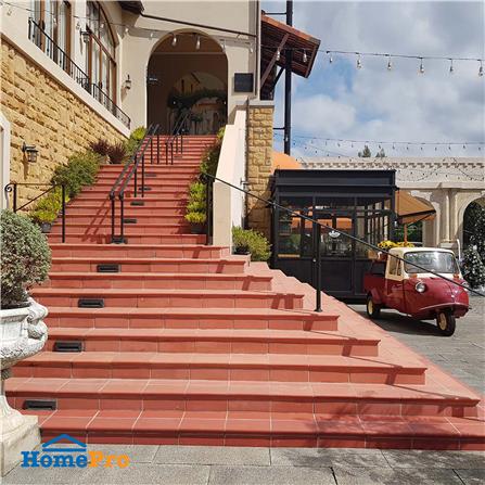 กระเบื้องจมูกบันได 6x13 นิ้ว KENZAI ฟลอเรนซ์ โรซ่า (6P)_1