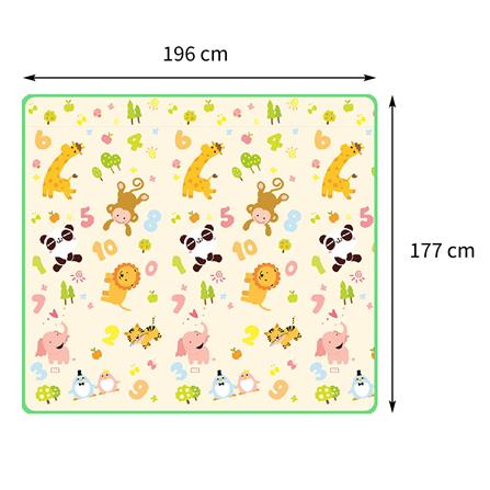 แผ่นอเนกประสงค์ HOME LIVING STYLE ANIMAL 177X196 ซม. หลากสี_4