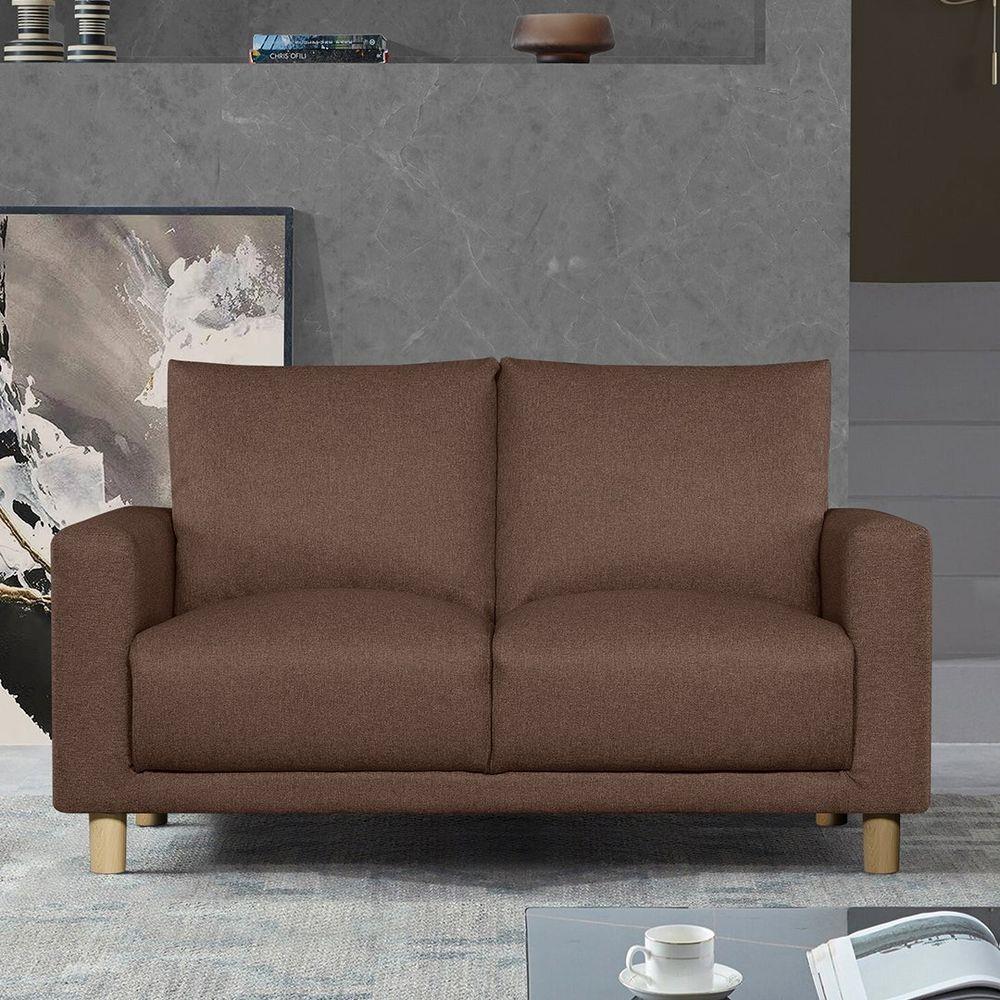 โซฟา 2 ที่นั่ง LOOMS CANNIKA 19226620 สีน้ำตาล