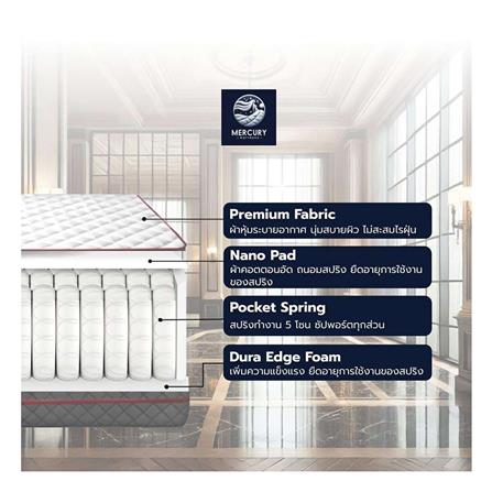 ที่นอน 3.5 ฟุต MERCURY MATTRESS LUXOR X_3