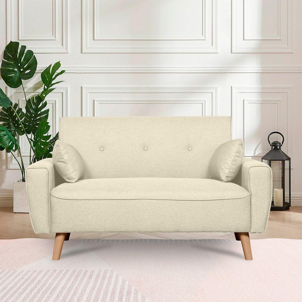 โซฟา 2 ที่นั่ง LOOMS CANBILY 19232619 สีครีม