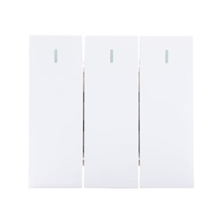 สวิตซ์ 2 ทาง 3 ช่อง SIZE L SIMON 52S-032L-WH สีขาว_0