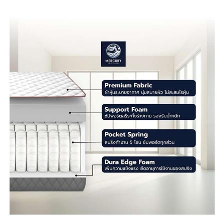 ที่นอน 6 ฟุต MERCURY MATTRESS LUXOR_3