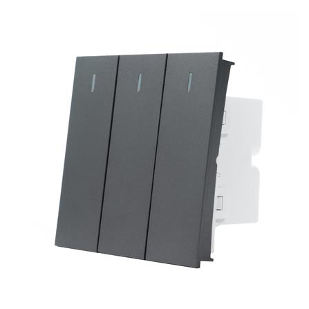 สวิตซ์ 2 ทาง 3 ช่อง SIZE L SIMON HN132-GR7 สีเทา_1