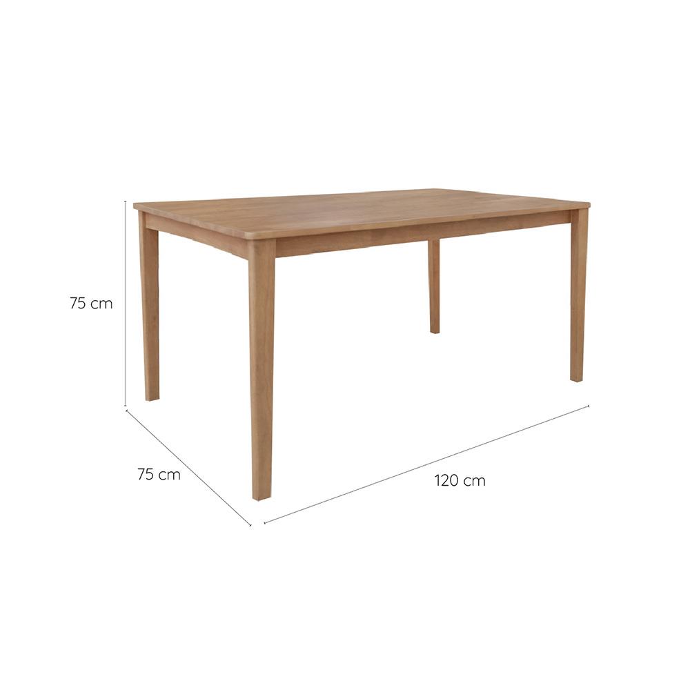 โต๊ะอาหาร YKS ROMP 8859275802251 120 ซม. สีโอ๊ค