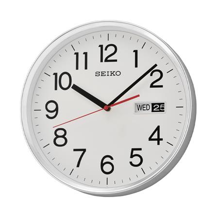 นาฬิกาแขวน SEIKO CLOCKS QXF104S 11.9 นิ้ว สีเงิน_0