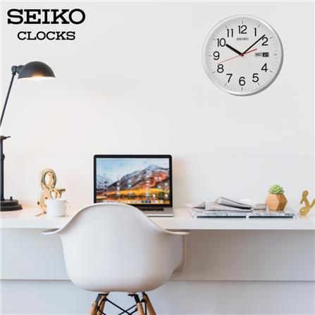 นาฬิกาแขวน SEIKO CLOCKS QXF104S 11.9 นิ้ว สีเงิน_1