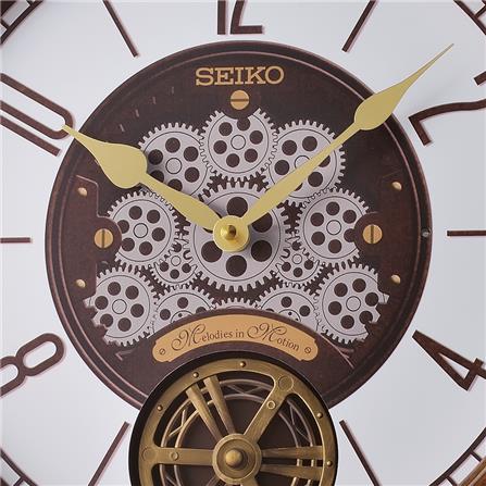 นาฬิกาแขวน SEIKO CLOCKS QXM611B 14.7 นิ้ว สีน้ำตาล_2