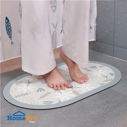 พรม HOME LIVING STYLE BLOOM 45X70 ซม. สีฟ้า_7