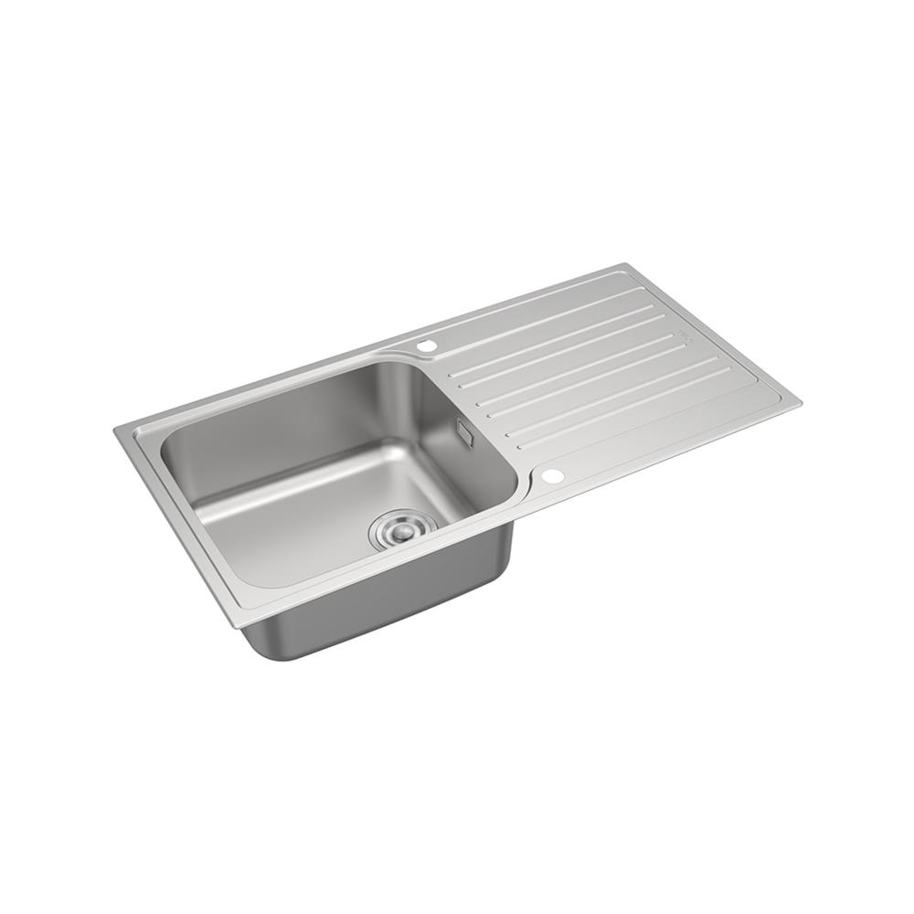 ซิงค์ฝัง 1 หลุม 1 ที่พัก TEKA TG 100 1B1D SS เงิน