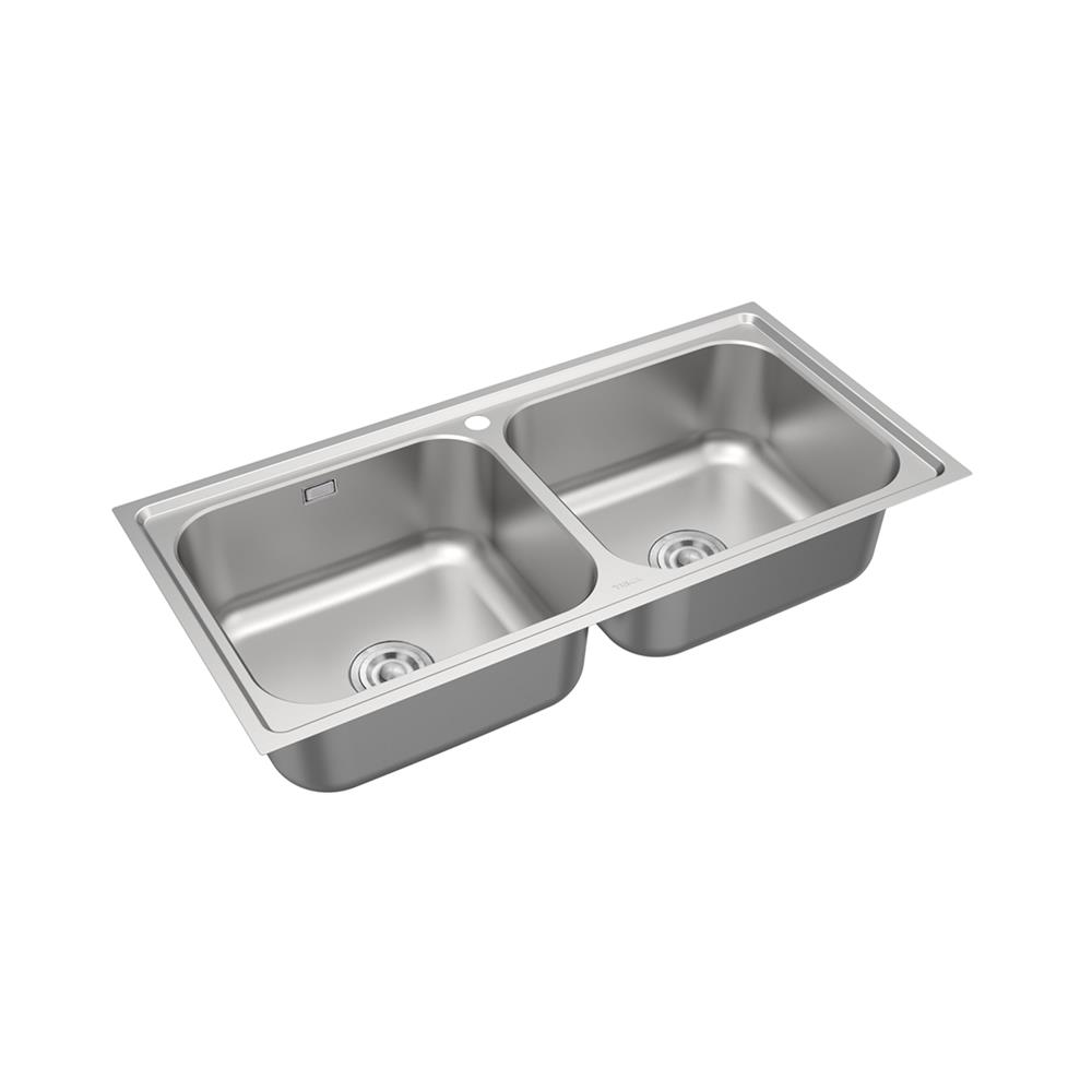 ซิงค์ฝัง 2 หลุม TEKA TG 100 2B OVF PAL สีเงิน