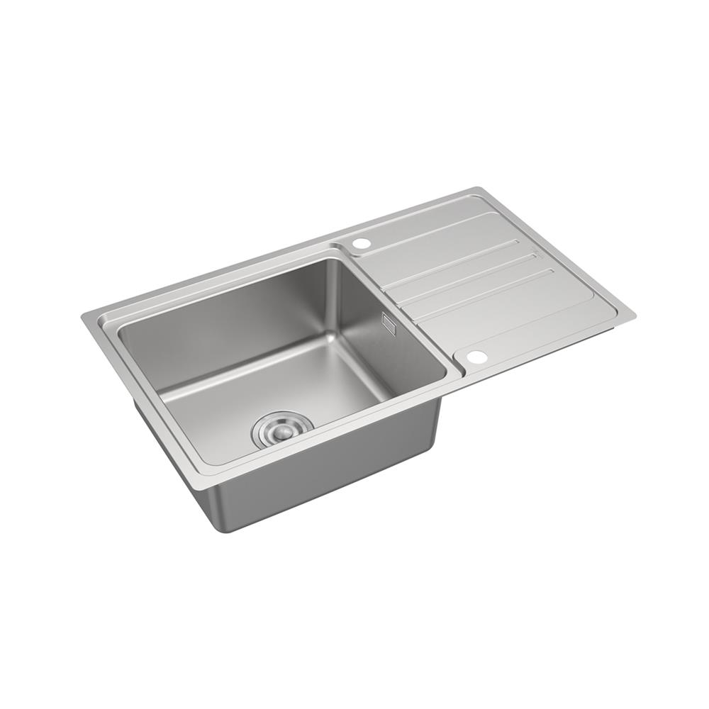 ซิงค์ฝัง 1 หลุม 1 ที่พัก TEKA TT 86 1B1D สีเงิน