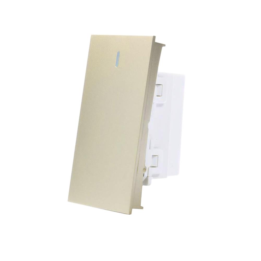 สวิตซ์ 2 ทาง 1 ช่อง SIZE S SIMON 52S-012S-G7 สีทอง