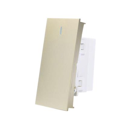 สวิตซ์ 2 ทาง 1 ช่อง SIZE S SIMON 52S-012S-G7 สีทอง_1