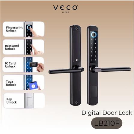 กลอนดิจิตอล VECO LB210F-SD สีดำ_3