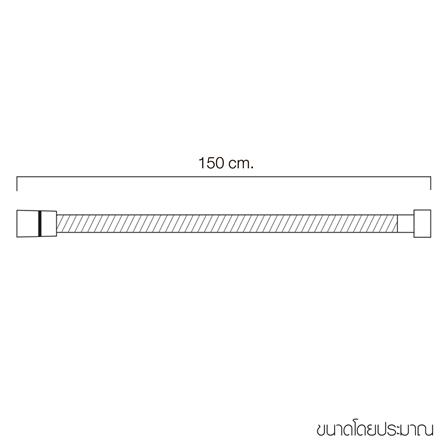 สายฝักบัว WSP SS304 SSQ-304M 150 ซม._1