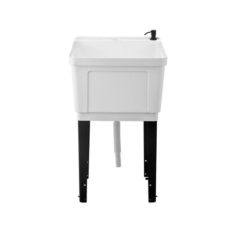 ซิงค์ขาตั้งพลาสติก 1 หลุม INFO BB5048 สีขาว_1