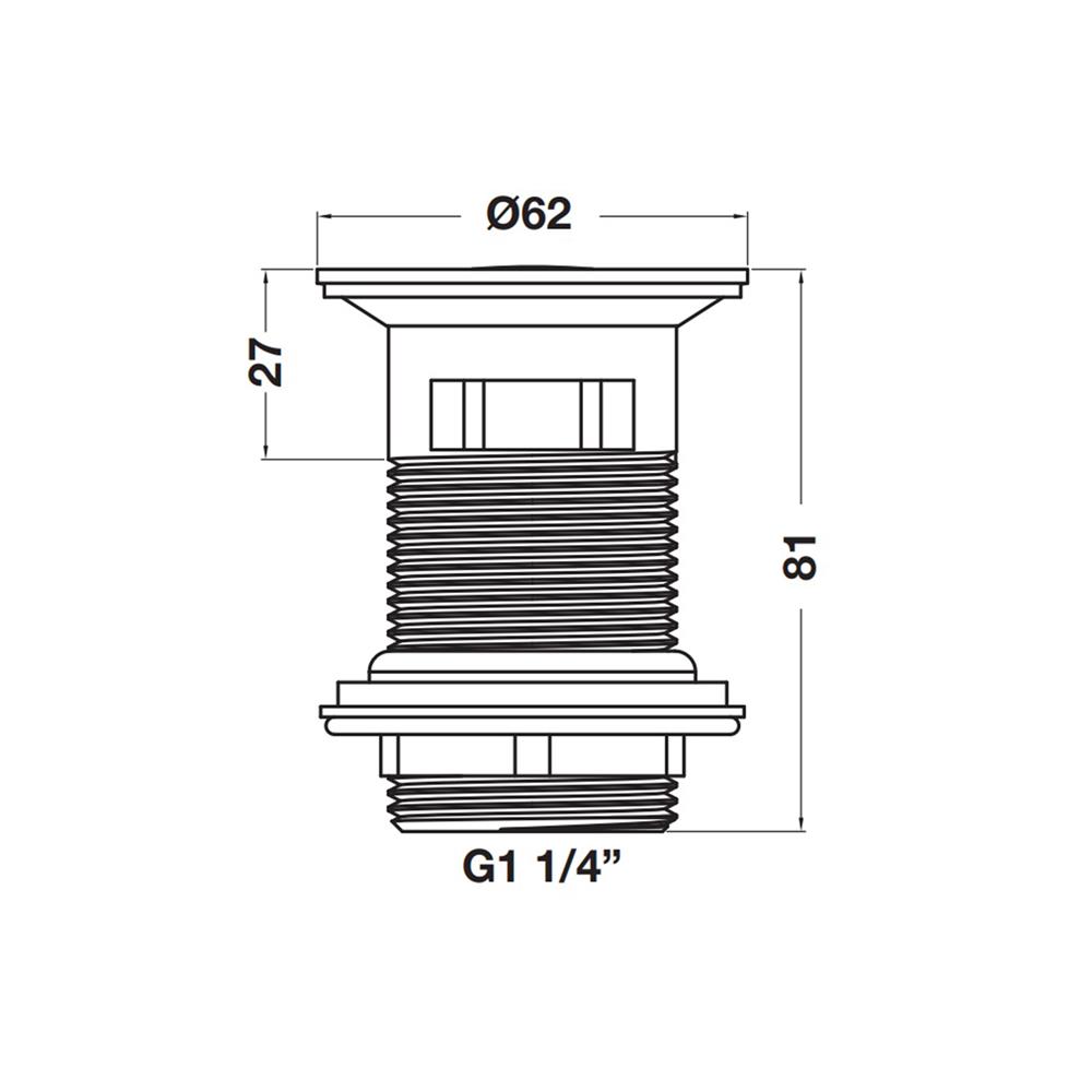 สะดืออ่างล้างหน้าแบบกด HAFELE 495.60.821
