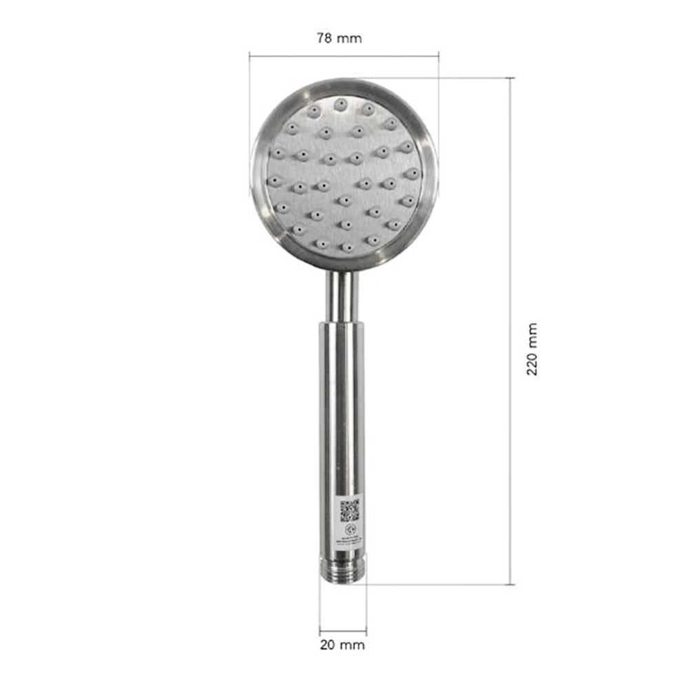 ชุดฝักบัวสายอ่อน 1 ระดับ MEIN K2100469 สเตนเลส