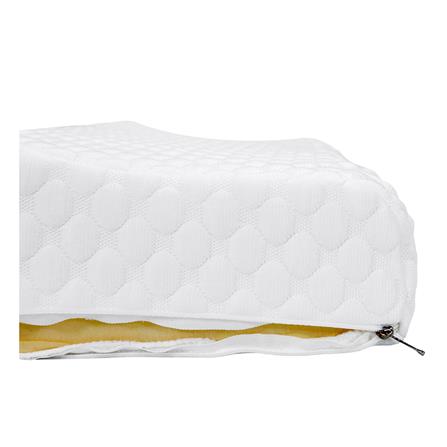 หมอนสุขภาพ เมมโมรี่โฟม PICASSO ICE SILK MASSAGE 14x24 นิ้ว สีขาว_1