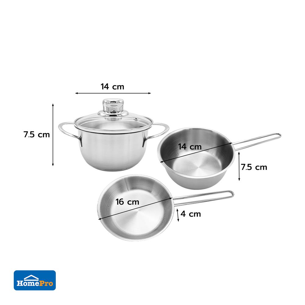 ชุดเครื่องครัว KECH GOOD CHEF IH 4 ชิ้น