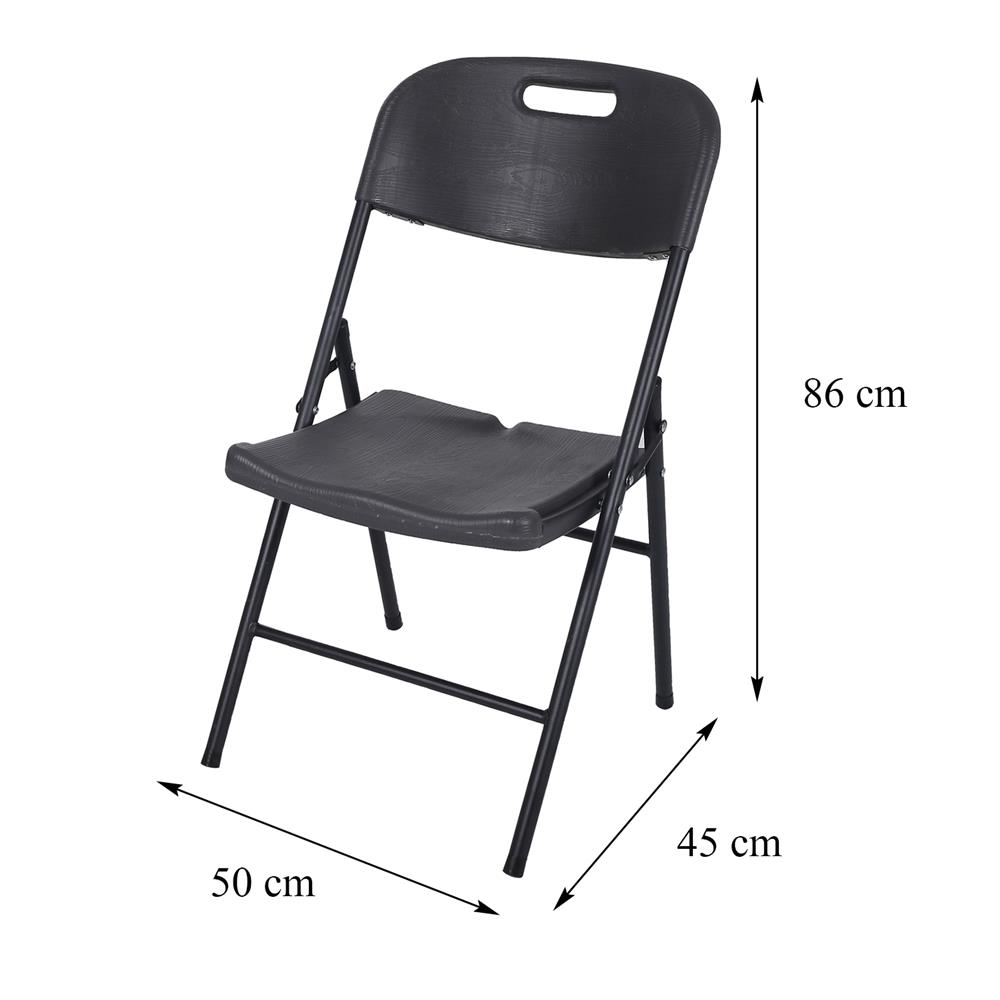 เก้าอี้พับ HDPE SPRING สีน้ำตาล