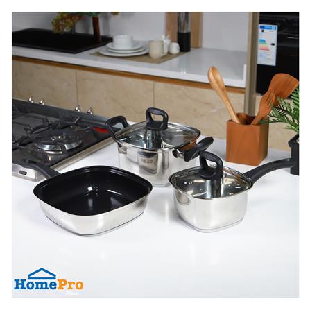 ชุดเครื่องครัวเหลี่ยม KECH WINSOME IH 5 ชิ้น_5