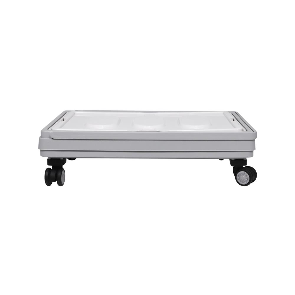 กล่องพับได้ มีล้อลาก STACKO GLAM 52X35.5X35.5 ซม. สีเทา