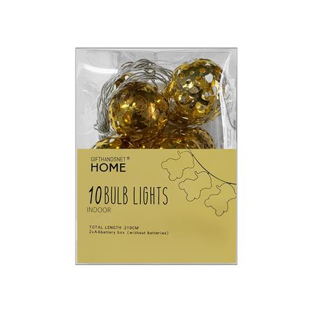 ไฟกะพริบ LED SIAMXMAS GOLDEN BALL 1 วัตต์ 2.1 เมตร WARM WHITE_2