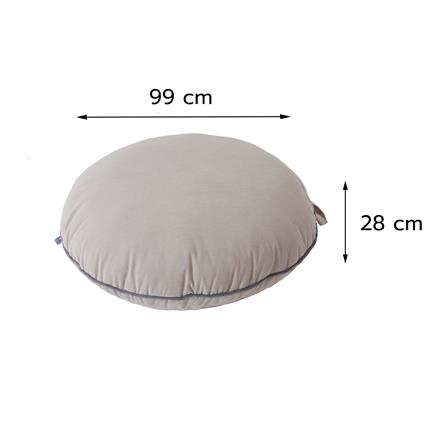 เบาะรองนั่ง HOME LIVING STYLE ZEN 39X39 นิ้ว สีครีม_8