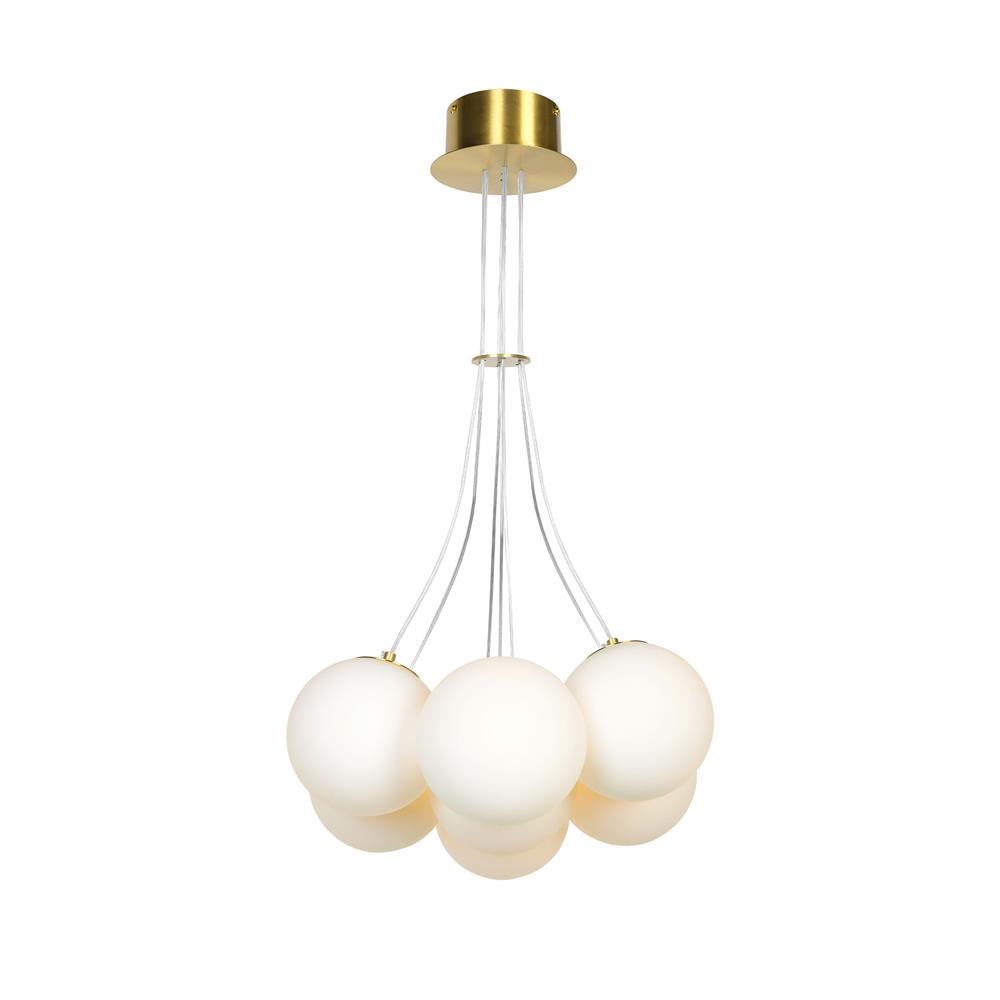 ไฟช่อ L&E 01-03138 สีทอง/ขาว 7 หัว