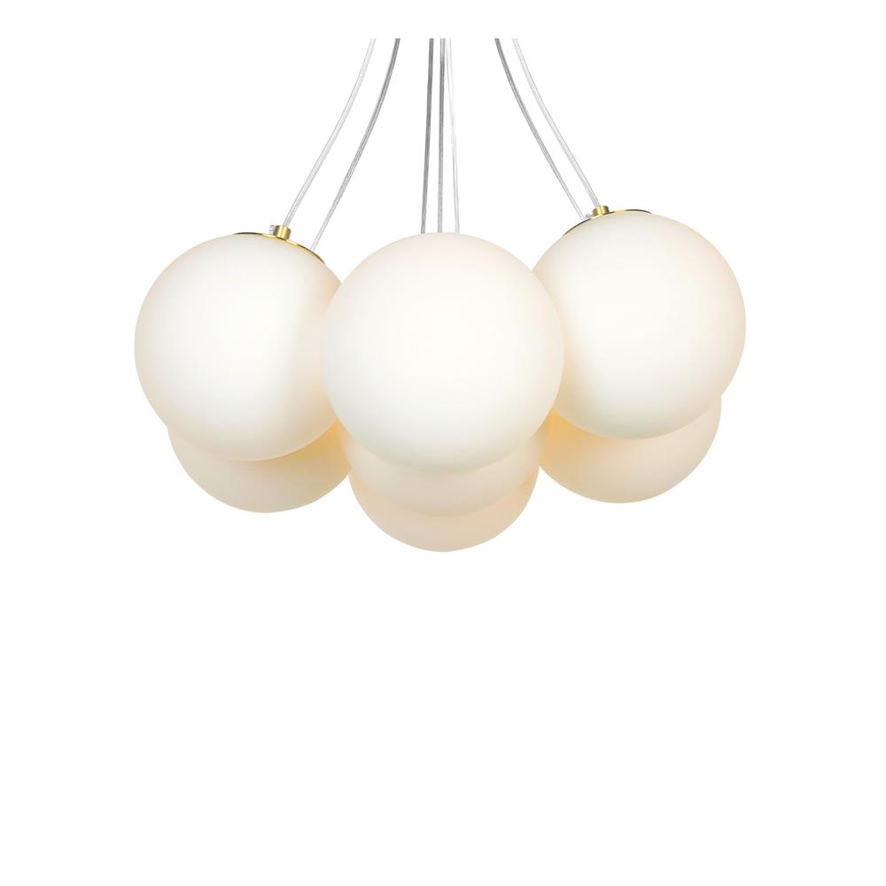 ไฟช่อ L&E 01-03138 สีทอง/ขาว 7 หัว