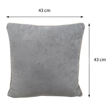 หมอนอิง HOME LIVING STYLE ZEN 17X17 นิ้ว สีเทา_6