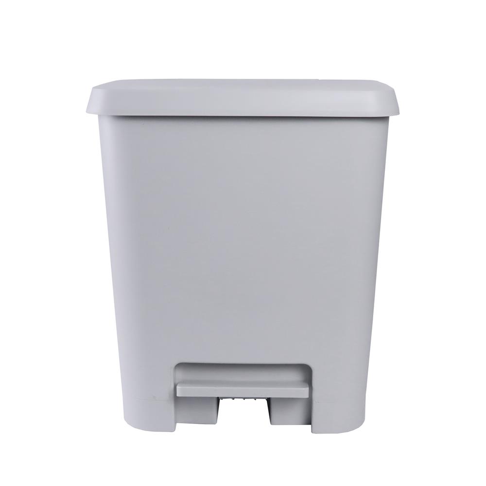 ถังขยะเหยียบเหลี่ยม ACCO 24 ลิตร สีเทา