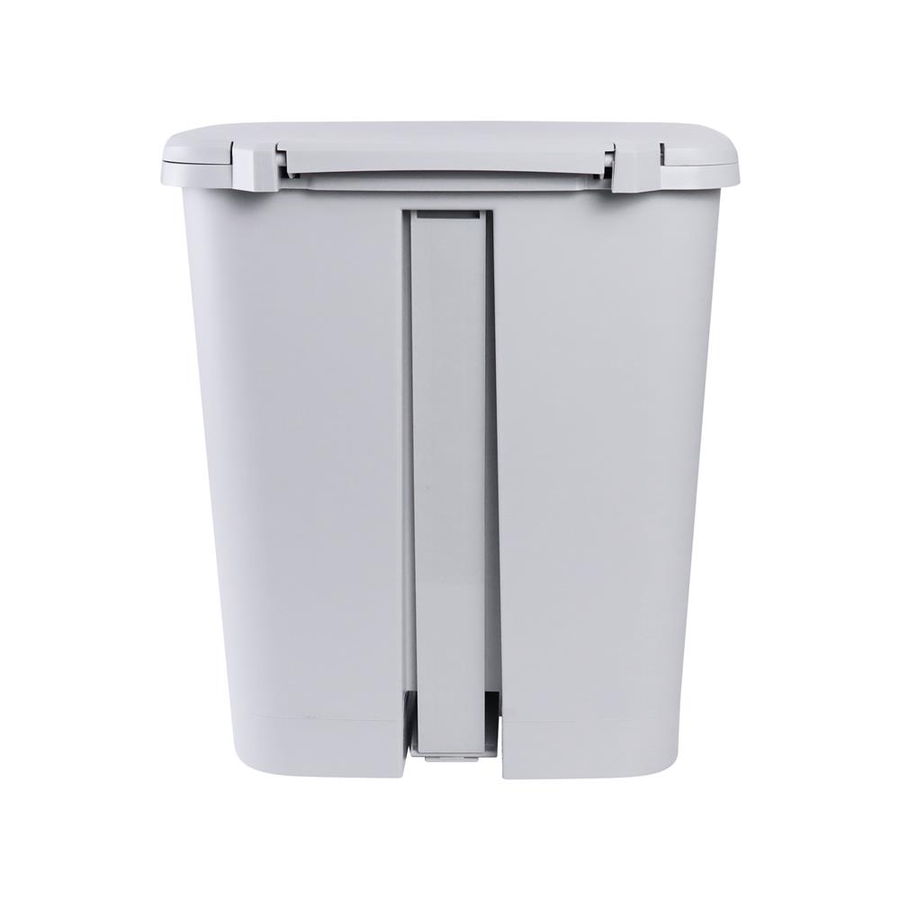 ถังขยะเหยียบเหลี่ยม ACCO 24 ลิตร สีเทา