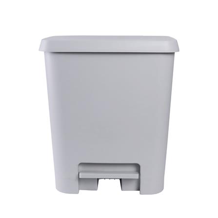 ถังขยะเหยียบเหลี่ยม ACCO 24 ลิตร สีเทา_1
