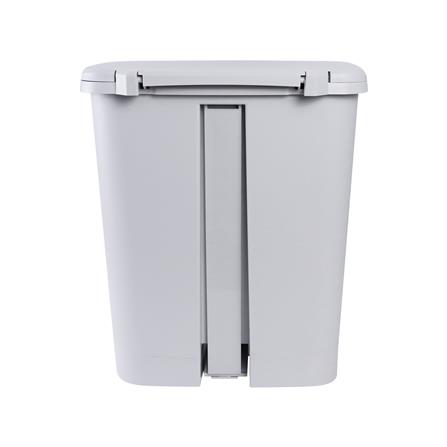 ถังขยะเหยียบเหลี่ยม ACCO 24 ลิตร สีเทา_2
