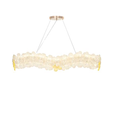 ไฟช่อ L&E 01-03119 สีขาว/เหลือง 1 หัว_0