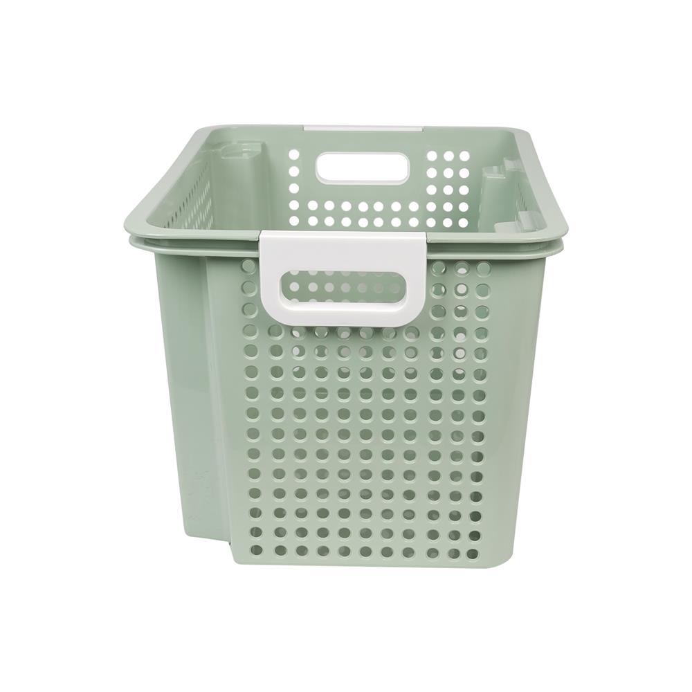 กล่องเก็บของ STACKO CIRCULAR 45.5x32.5x28 ซม. สีเขียว